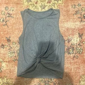 grey athletic shirt/ size: small